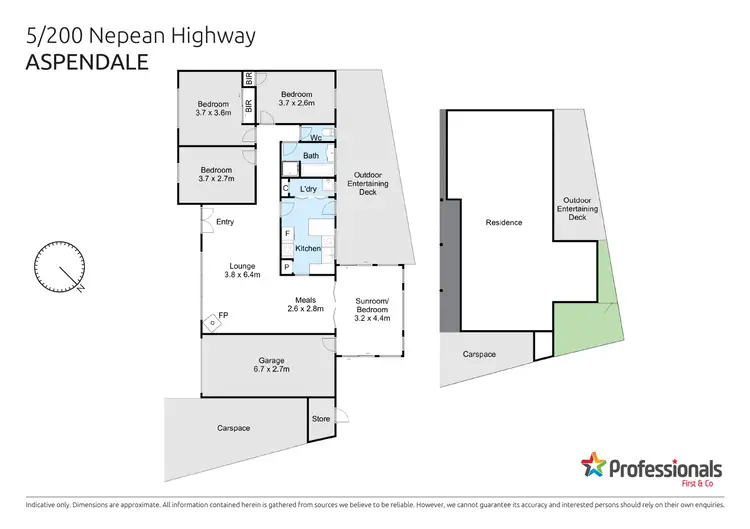 Floorplan of Homely house listing, 5/200 Nepean Highway, Aspendale VIC 3195