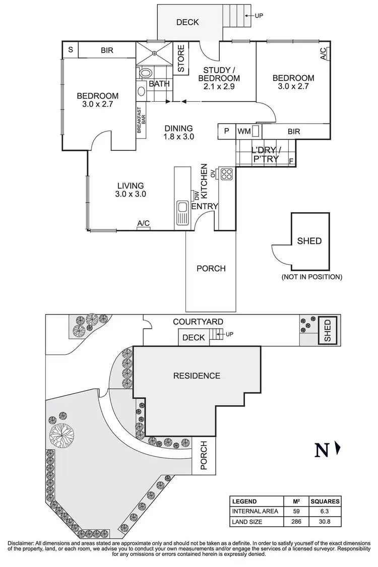 Floorplan of Homely unit listing, 1/28 Argyle Street, Donvale VIC 3111