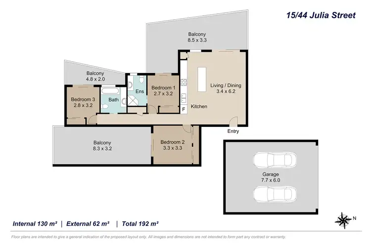 Floorplan of Homely unit listing, 15/44-48 Julia Street, Wavell Heights QLD 4012