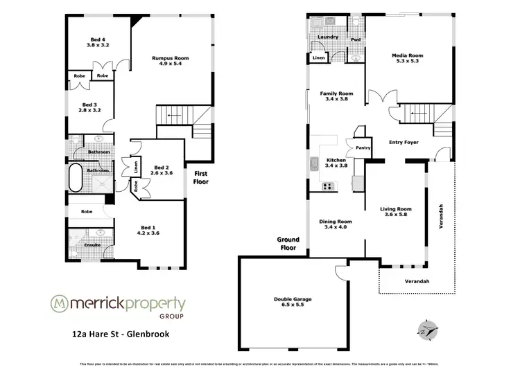 Floorplan of Homely house listing, 12A Hare Street, Glenbrook NSW 2773