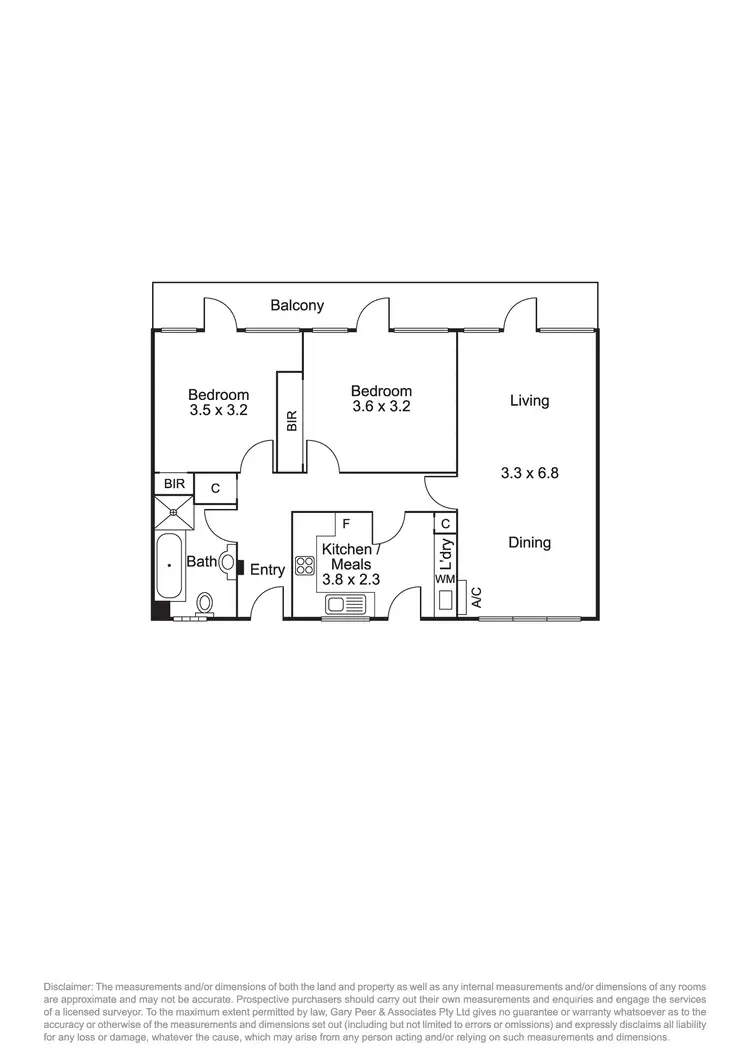 Floorplan of Homely apartment listing, 3/55 Alexandra Street, St Kilda East VIC 3183