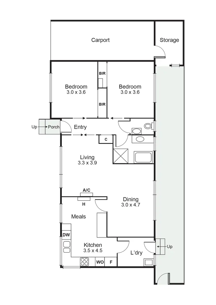 Floorplan of Homely unit listing, 6/3 Mackay Avenue, Glen Huntly VIC 3163