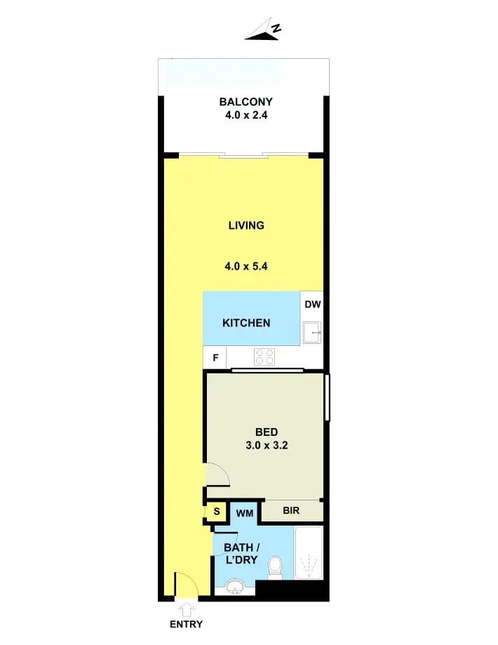 Floorplan of Homely apartment listing, G11/12 Olive York Way, Brunswick West VIC 3055