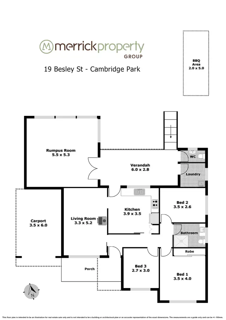 Floorplan of Homely house listing, 19 Besley Street, Cambridge Park NSW 2747