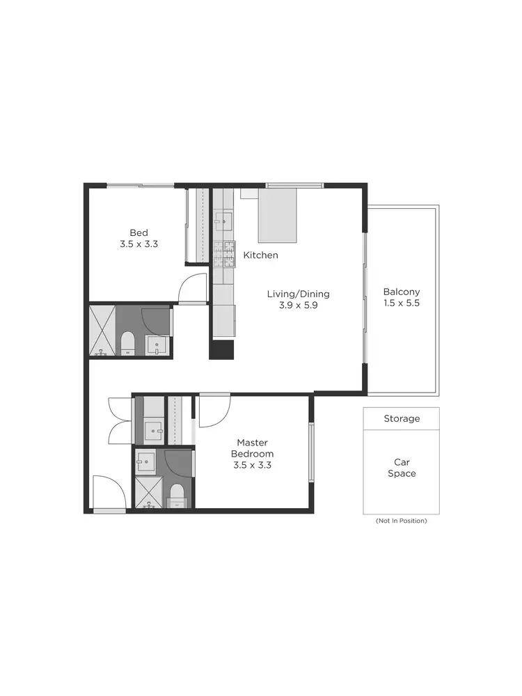 Floorplan of Homely apartment listing, 108/436 Stud Road, Wantirna South VIC 3152