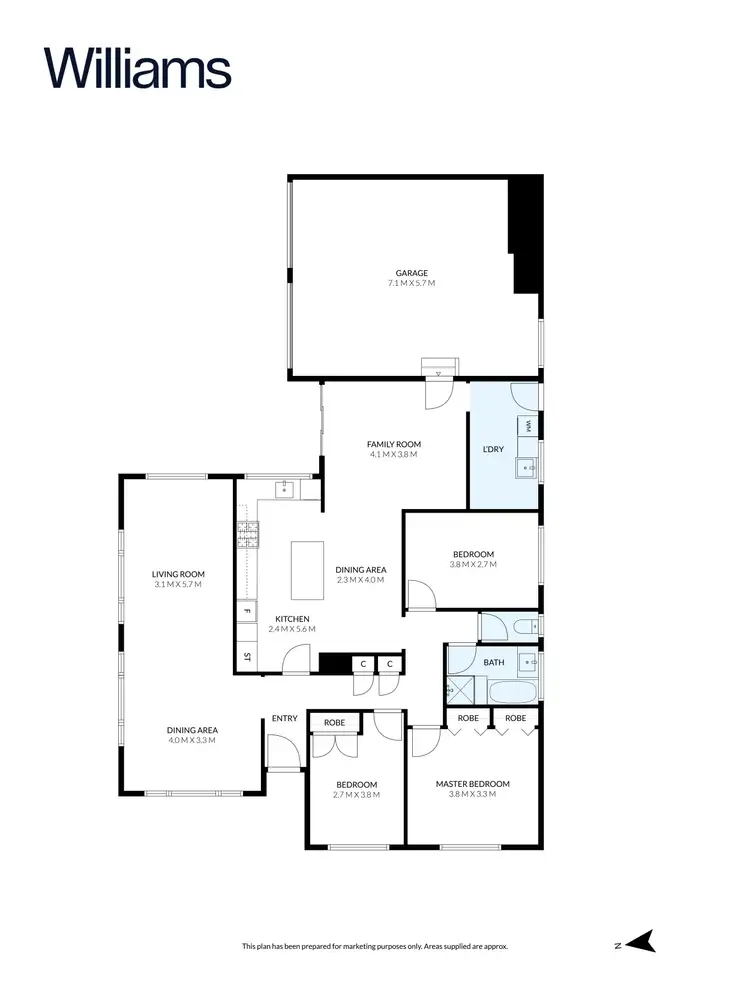 Floorplan of Homely house listing, 1/68 Rose Street, Altona VIC 3018