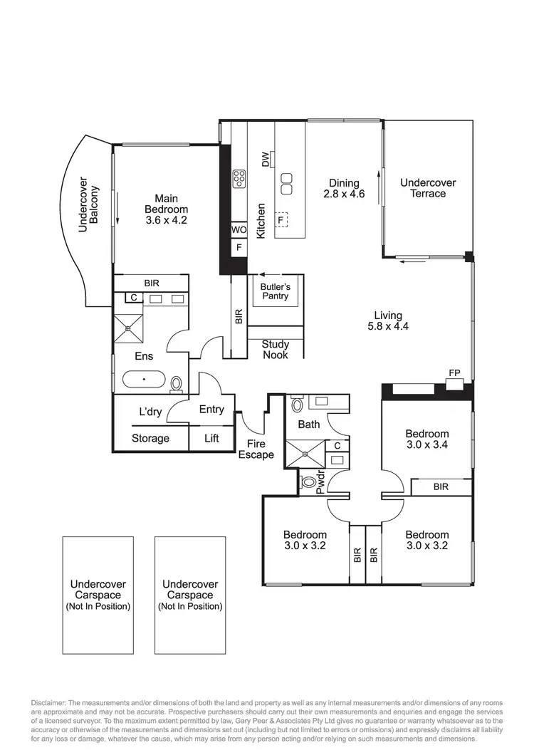 Floorplan of Homely apartment listing, 801/K1 Union Street, Melbourne VIC 3004