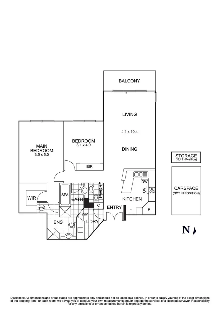Floorplan of Homely apartment listing, 4004/2 Sovereign Point Court, Doncaster VIC 3108