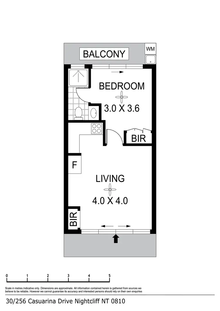 Floorplan of Homely unit listing, 30/256 Casuarina Drive, Nightcliff NT 810
