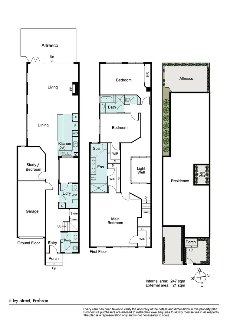 Floorplan of Homely house listing, 5 Ivy Street, Prahran VIC 3181