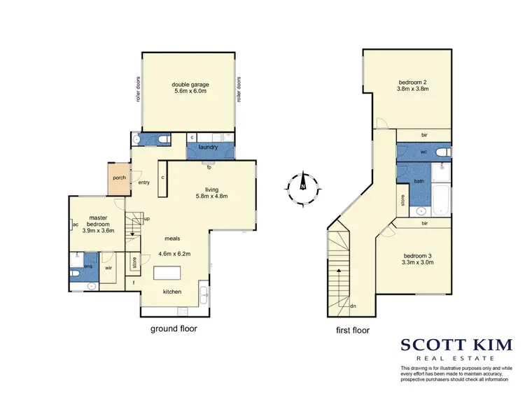 Floorplan of Homely townhouse listing, 3/4-6 Madison Court, Mount Waverley VIC 3149
