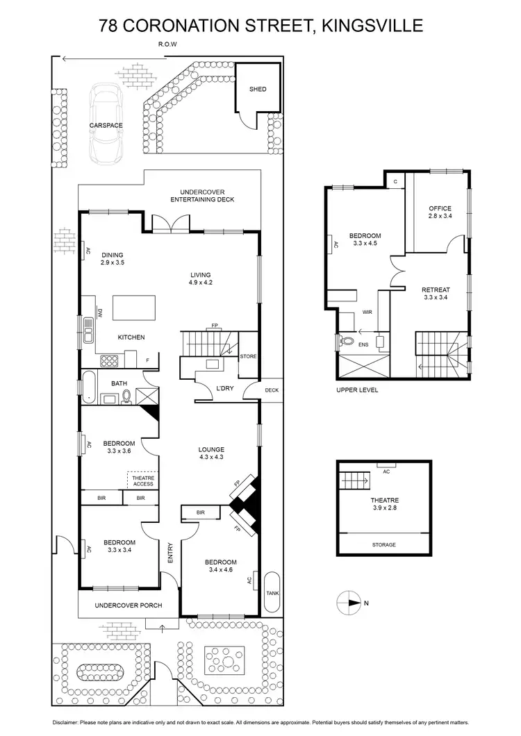 Floorplan of Homely house listing, 78 Coronation Street, Kingsville VIC 3012