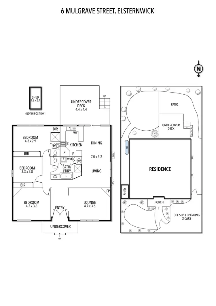 Floorplan of Homely house listing, 6 Mulgrave Street, Elsternwick VIC 3185