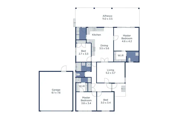 Floorplan of Homely house listing, 84 Farnham Road, Bayswater VIC 3153