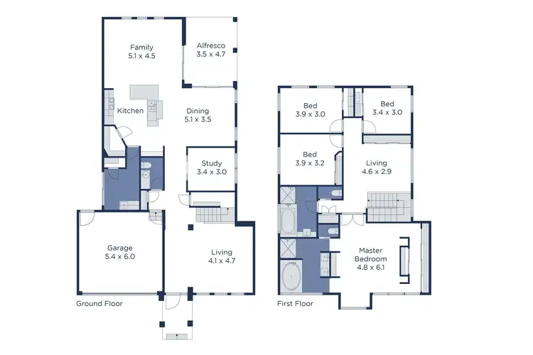 Floorplan of Homely house listing, 6 Joseph Court, Wantirna South VIC 3152