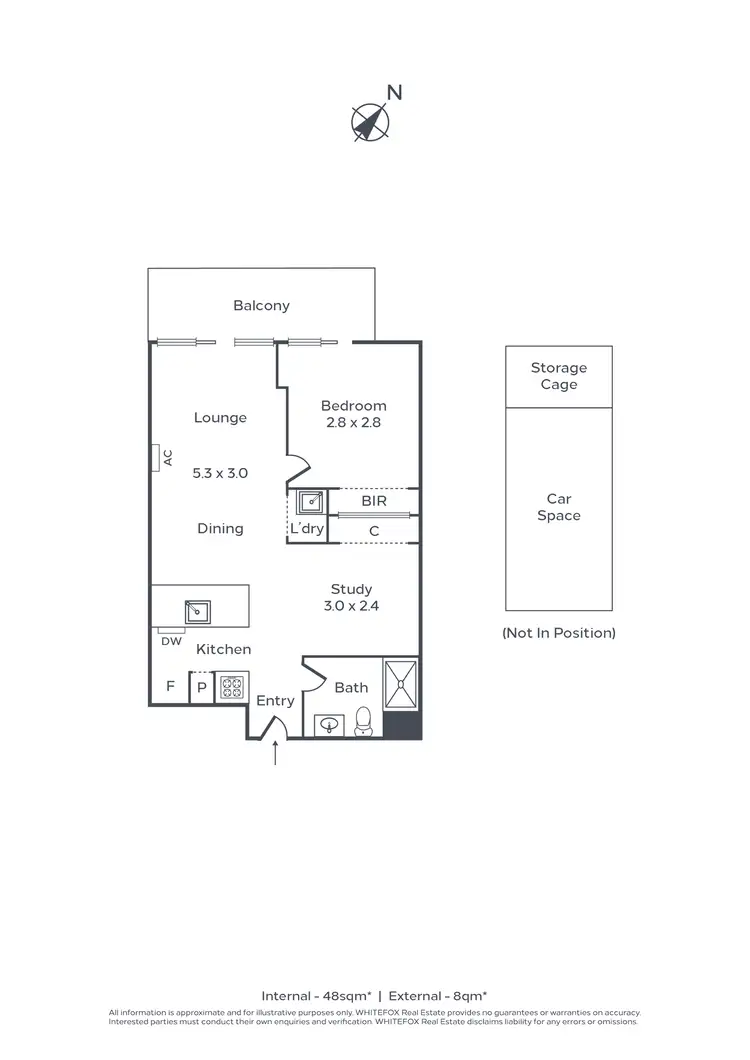 Floorplan of Homely apartment listing, 212/3 Olive York Way, Brunswick West VIC 3055