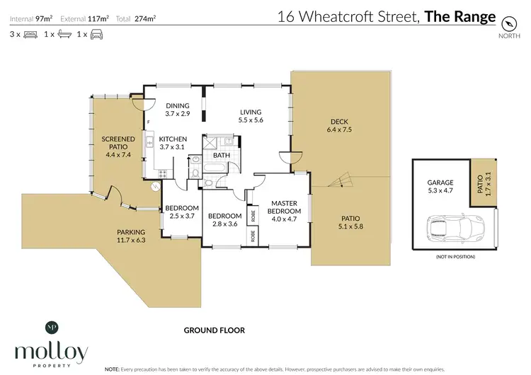 Floorplan of Homely house listing, 16 Wheatcroft Street, The Range QLD 4700