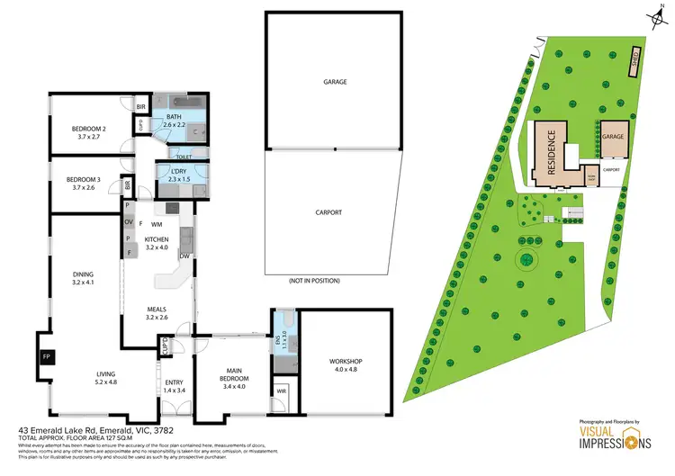 Floorplan of Homely house listing, 43 Emerald Lake Road, Emerald VIC 3782