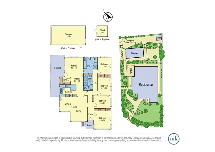 Floorplan of Homely house listing, 151 Elder Street, Greensborough VIC 3088