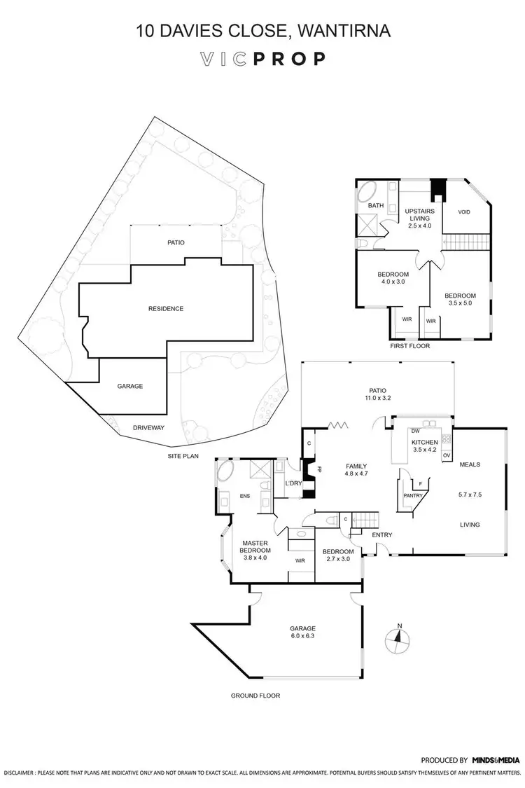 Floorplan of Homely house listing, 10 Davies Close, Wantirna VIC 3152