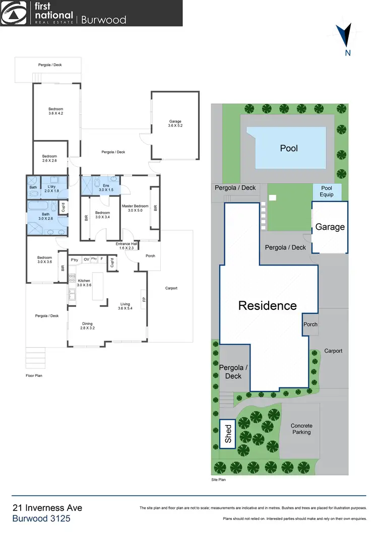Floorplan of Homely house listing, 21 Inverness Avenue, Burwood VIC 3125