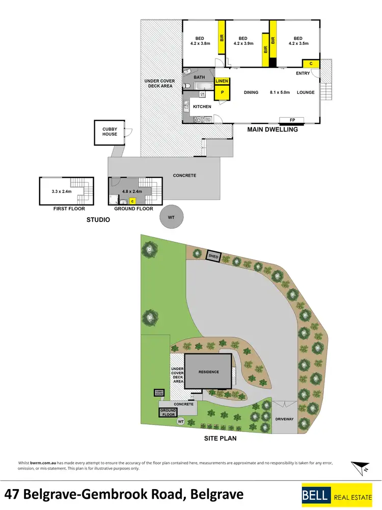 Floorplan of Homely house listing, 47 Belgrave Gembrook Road, Belgrave VIC 3160