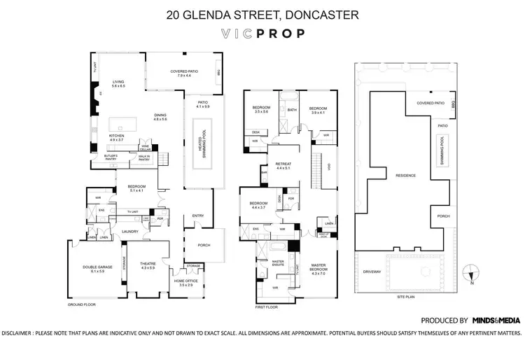 Floorplan of Homely house listing, 20 Glenda Street, Doncaster VIC 3108