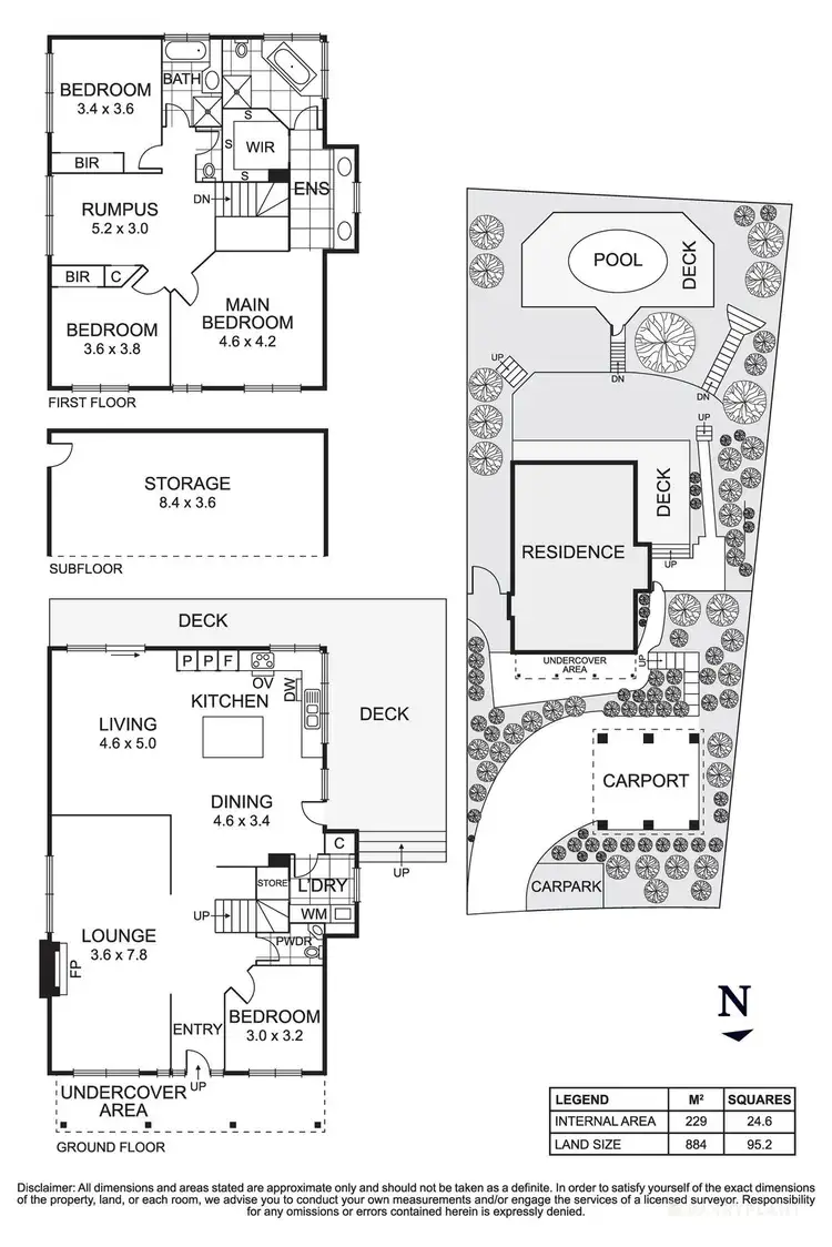 Floorplan of Homely house listing, 17 Maroong Drive, Research VIC 3095