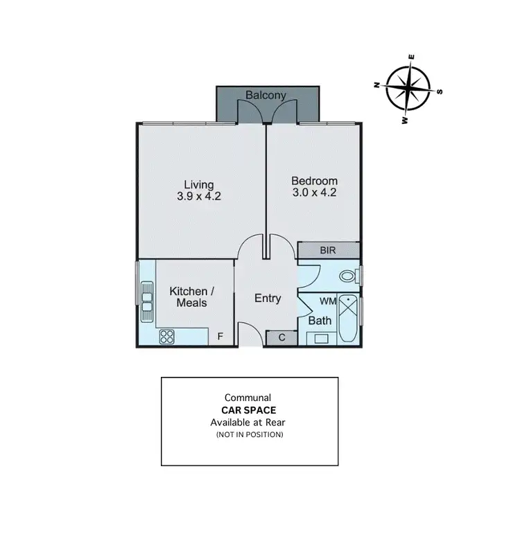 Floorplan of Homely apartment listing, 4/393 Toorak Road, South Yarra VIC 3141