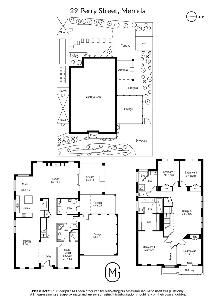 Floorplan of Homely house listing, 29 Perry Street, Mernda VIC 3754