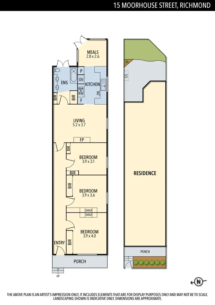 Floorplan of Homely house listing, 15 Moorhouse Street, Richmond VIC 3121