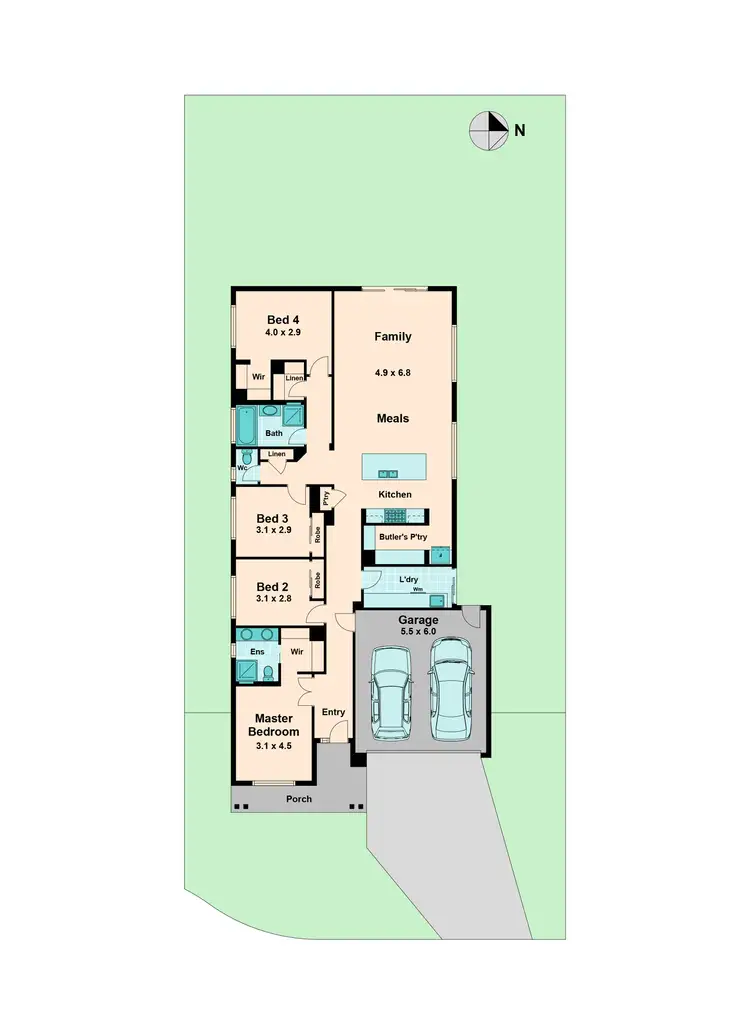 Floorplan of Homely house listing, 25 Madigan Road, Lancefield VIC 3435