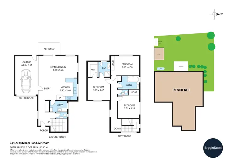 Floorplan of Homely townhouse listing, 23/520 Mitcham Road, Mitcham VIC 3132