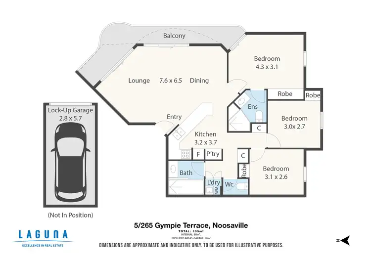 Floorplan of Homely unit listing, 5/265 Gympie Terrace, Noosaville QLD 4566