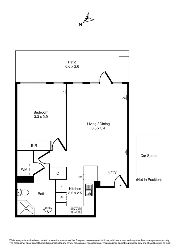Floorplan of Homely apartment listing, 4/6 Graham Street, Port Melbourne VIC 3207