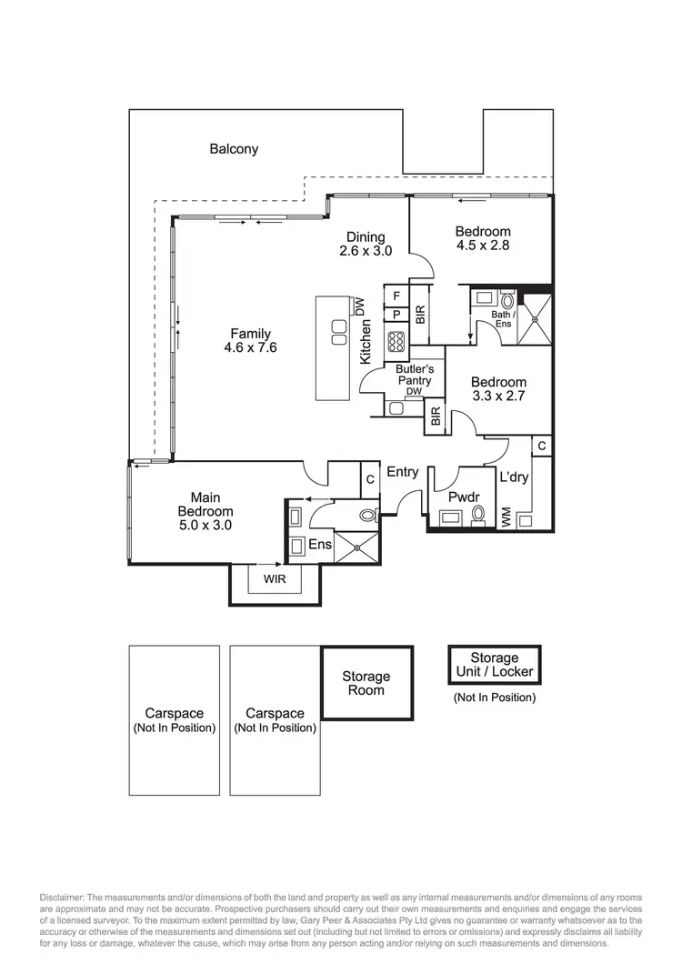 Floorplan of Homely apartment listing, 406/356 Orrong Road, Caulfield North VIC 3161