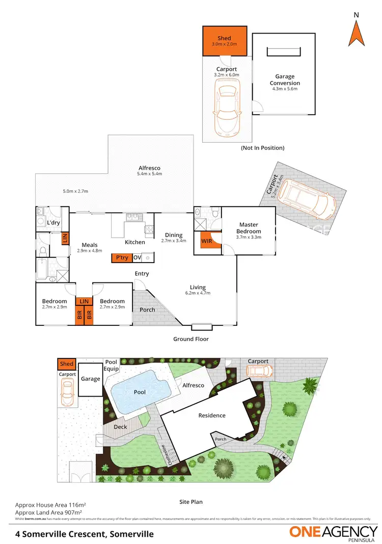 Floorplan of Homely house listing, 4 Somerville Crescent, Somerville VIC 3912