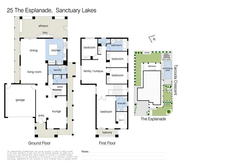 Floorplan of Homely house listing, 25 The Esplanade, Sanctuary Lakes VIC 3030