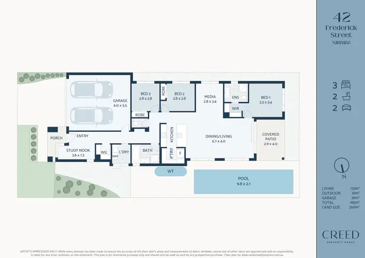 Floorplan of Homely house listing, 42 Frederick Street, Nirimba QLD 4551