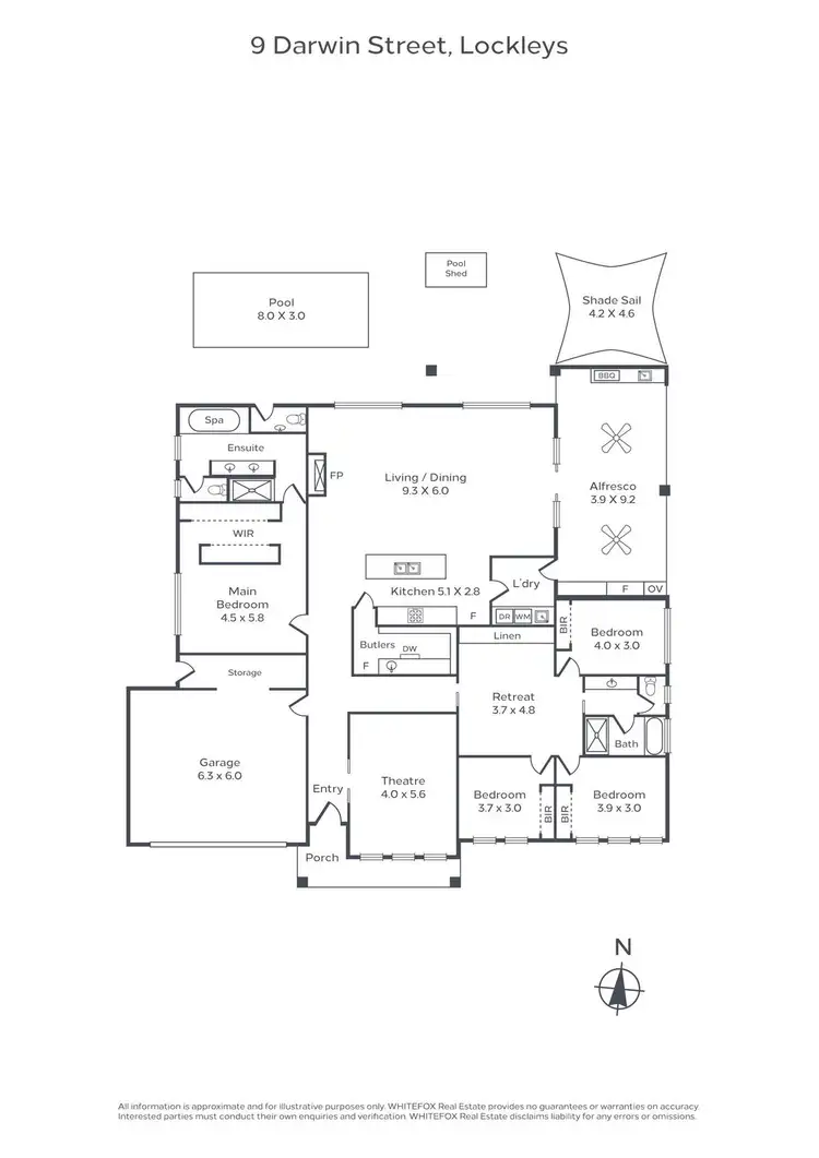 Floorplan of Homely house listing, 9 Darwin Street, Lockleys SA 5032