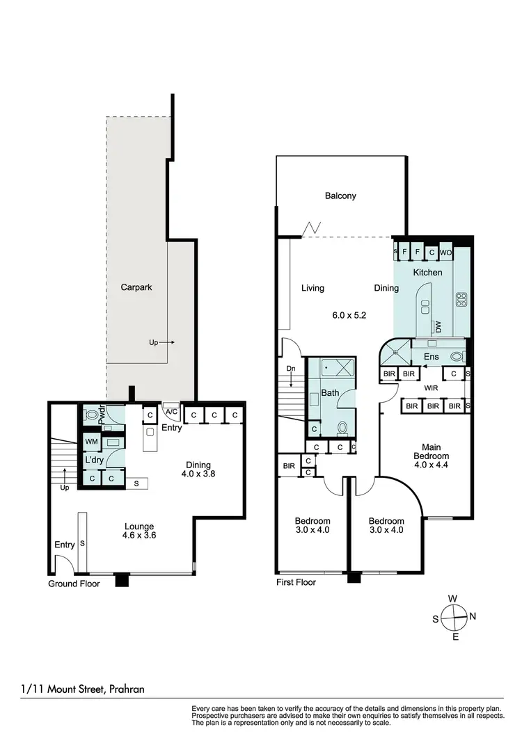 Floorplan of Homely house listing, 1/11 Mount Street, Prahran VIC 3181