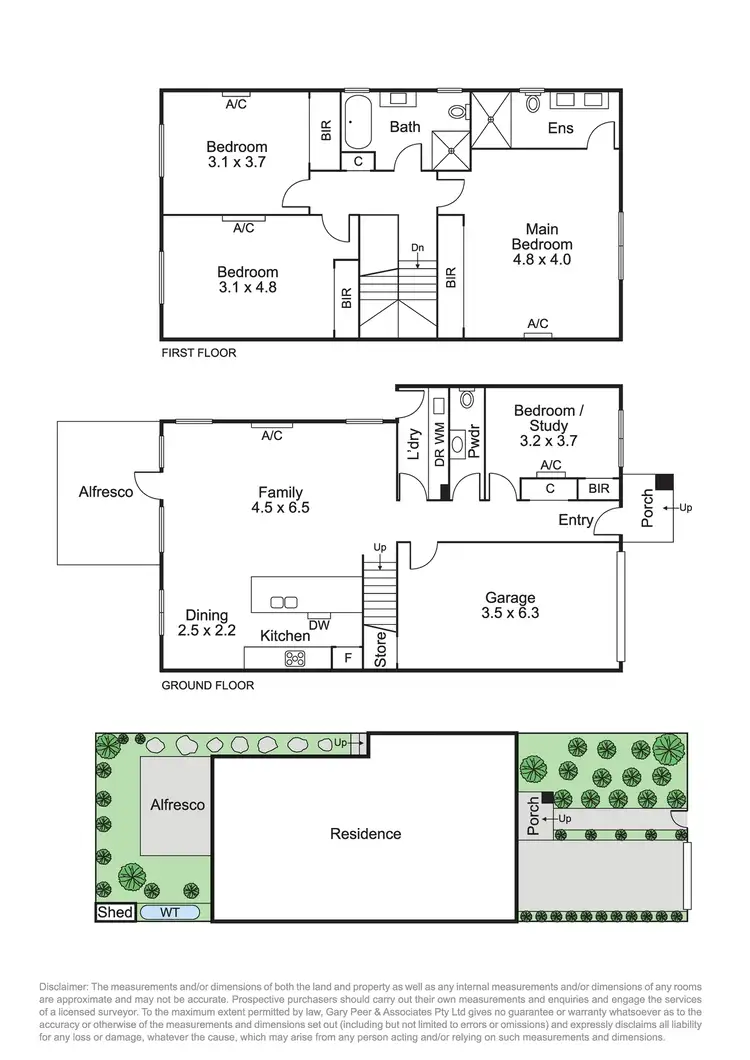Floorplan of Homely townhouse listing, 35b Brett Street, Murrumbeena VIC 3163