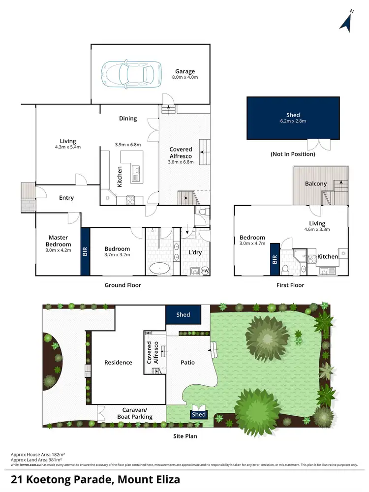 Floorplan of Homely house listing, 21 Koetong Parade, Mount Eliza VIC 3930