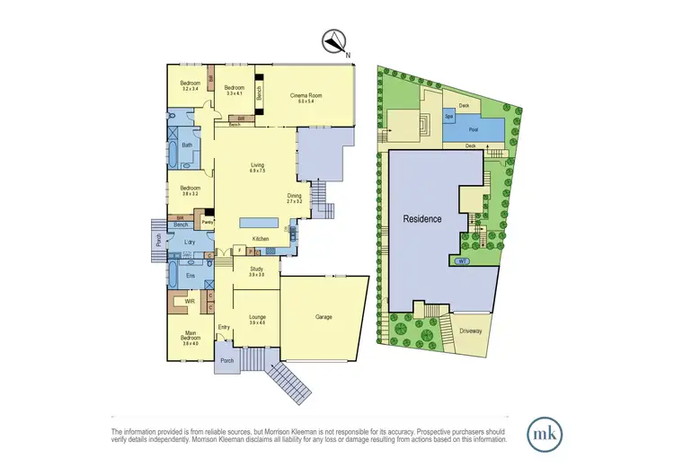 Floorplan of Homely house listing, 22 Cockatiel Place, Diamond Creek VIC 3089
