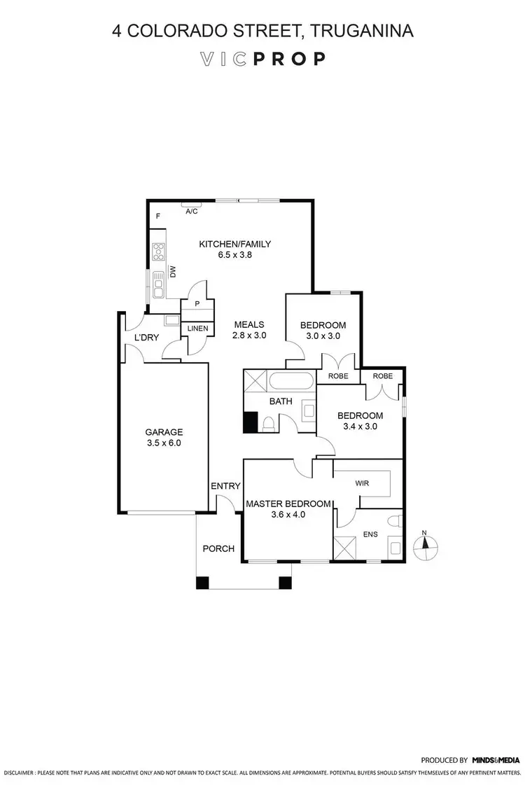 Floorplan of Homely house listing, 4 Colorado Street, Truganina VIC 3029