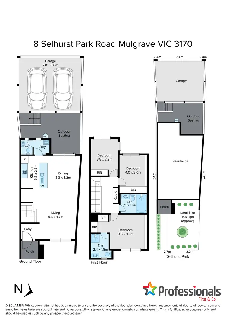Floorplan of Homely house listing, 8 Selhurst Park Road, Mulgrave VIC 3170