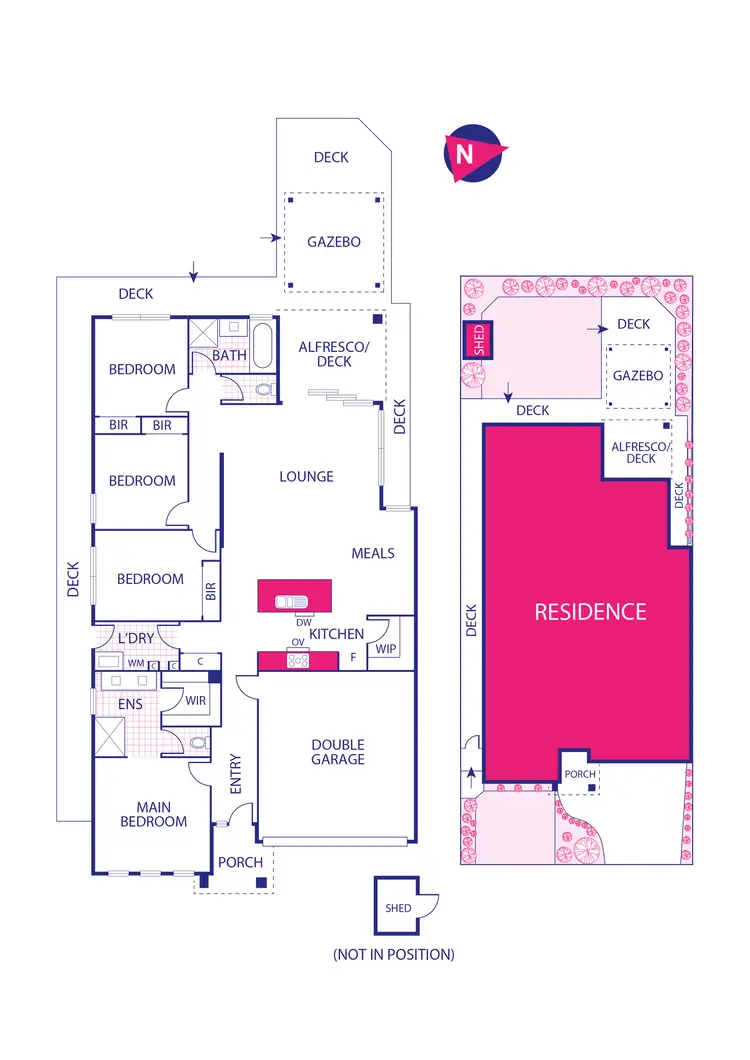 Floorplan of Homely house listing, 23 Outback Drive, Doreen VIC 3754