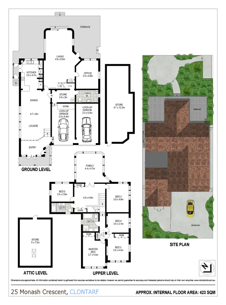 Floorplan of Homely house listing, 25 Monash Crescent, Clontarf NSW 2093