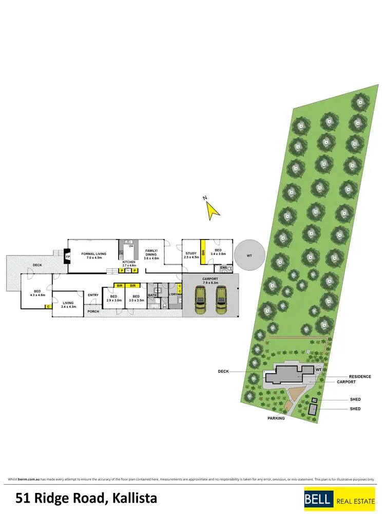 Floorplan of Homely house listing, 51 Ridge Road, Kallista VIC 3791