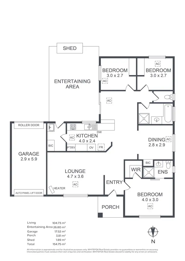 Floorplan of Homely house listing, 34 Allchurch Avenue, North Plympton SA 5037